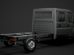ram promaster chassis truck crew cab 4035 wb 2019 Modelo 3D