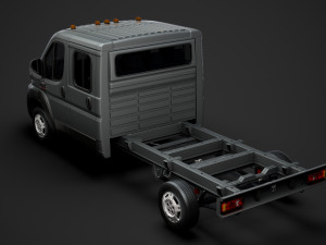 ram promaster chassis truck crew cab 4035 wb 2019 Modelo 3D