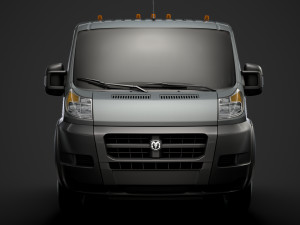ram promaster chassis truck crew cab 4035 wb 2019 Modelo 3D