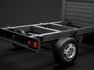ram promaster chassis truck crew cab 4035 wb 2019 Modelo 3D
