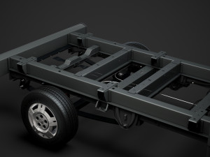ram promaster chassis truck crew cab 4035 wb 2019 Modelo 3D