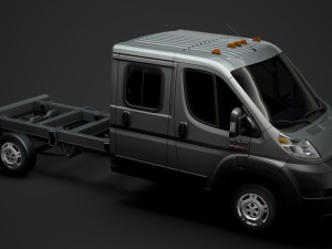 ram promaster chassis truck crew cab 4035 wb 2019 Modelo 3D
