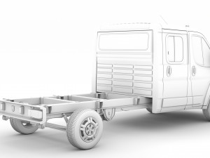 ram promaster chassis truck crew cab 4035 wb 2019 Modelo 3D