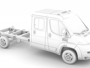 ram promaster chassis truck crew cab 4035 wb 2019 Modelo 3D