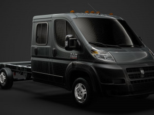 ram promaster chassis truck crew cab 4035 wb 2019 Modelo 3D