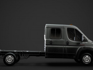 ram promaster chassis truck crew cab 4035 wb 2019 Modelo 3D