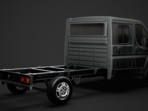 ram promaster chassis truck crew cab 4035 wb 2019 Modelo 3D