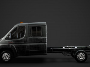 ram promaster chassis truck crew cab 4035 wb 2019 Modelo 3D