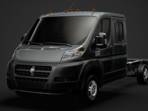 ram promaster chassis truck crew cab 4035 wb 2019 Modelo 3D