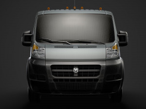 ram promaster chassis truck crew cab 4035 wb 2019 Modelo 3D