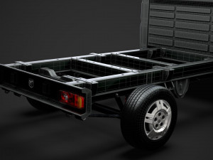 ram promaster chassis truck crew cab 4035 wb 2019 Modelo 3D