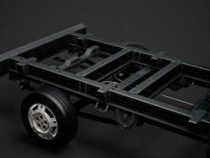ram promaster chassis truck crew cab 4035 wb 2019 Modelo 3D
