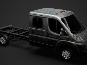 ram promaster chassis truck crew cab 4035 wb 2019 Modelo 3D