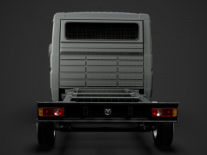 ram promaster chassis truck crew cab 4035 wb 2019 Modelo 3D