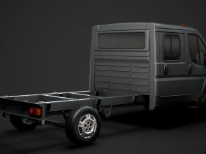 ram promaster chassis truck crew cab 4035 wb 2020 3D Model