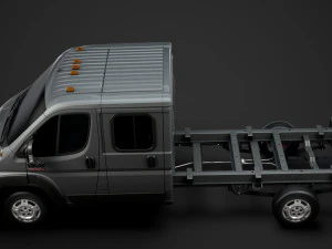 ram promaster chassis truck crew cab 4035 wb 2020 3D Model