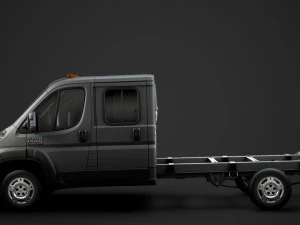 ram promaster chassis truck crew cab 4035 wb 2020 3D Model
