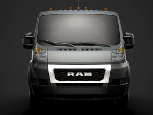 ram promaster chassis truck crew cab 4035 wb 2020 3D Model
