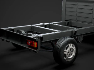 ram promaster chassis truck crew cab 4035 wb 2020 3D Model