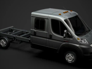 ram promaster chassis truck crew cab 4035 wb 2020 3D Model