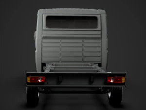 ram promaster chassis truck crew cab 4035 wb 2020 3D Model