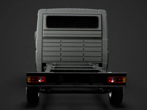 ram promaster chassis truck crew cab 4035 wb 2020 3D Model
