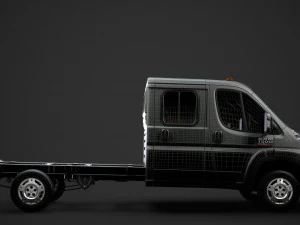 ram promaster chassis truck crew cab 4035 wb 2020 3D Model