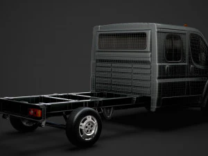 ram promaster chassis truck crew cab 4035 wb 2020 3D Model