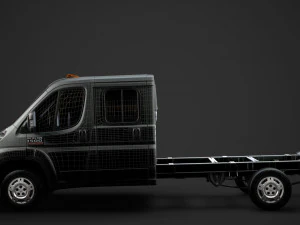 ram promaster chassis truck crew cab 4035 wb 2020 3D Model