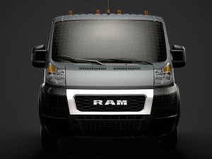ram promaster chassis truck crew cab 4035 wb 2020 3D Model