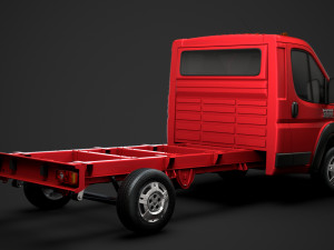 ram promaster chassis truck single cab 3450 wb 2019 3D Model