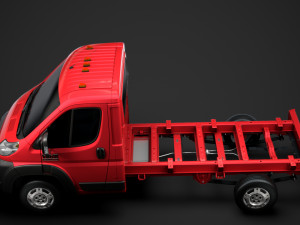 ram promaster chassis truck single cab 3450 wb 2019 3D Model