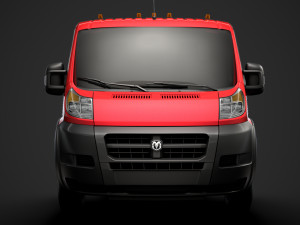 ram promaster chassis truck single cab 3450 wb 2019 3D Model