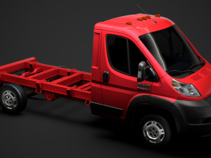 ram promaster chassis truck single cab 3450 wb 2019 3D Model