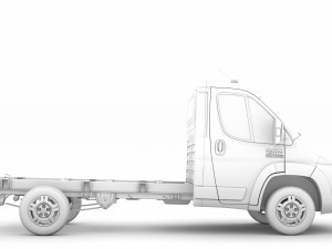 ram promaster chassis truck single cab 3450 wb 2019 3D Model