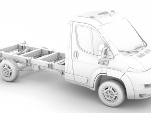 ram promaster chassis truck single cab 3450 wb 2019 3D Model