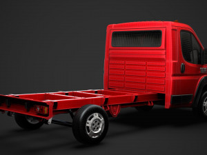 ram promaster chassis truck single cab 3450 wb 2019 3D Model