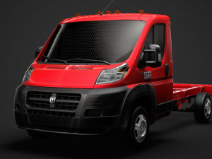 ram promaster chassis truck single cab 3450 wb 2019 3D Model
