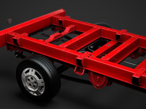 ram promaster chassis truck single cab 3450 wb 2019 3D Model