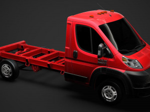 ram promaster chassis truck single cab 3450 wb 2019 3D Model