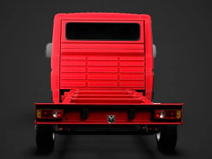 ram promaster chassis truck single cab 3450 wb 2019 3D Model