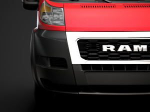 ram promaster chassis truck single cab 3450 wb 2020 3D Model
