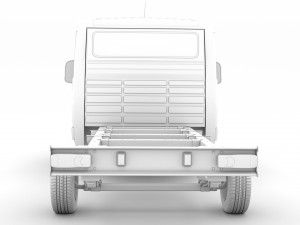 ram promaster chassis truck single cab 3450 wb 2020 3D Model