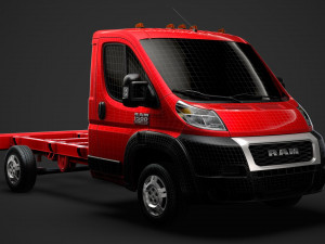 ram promaster chassis truck single cab 3450 wb 2020 3D Model
