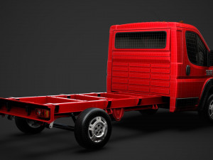 ram promaster chassis truck single cab 3450 wb 2020 3D Model