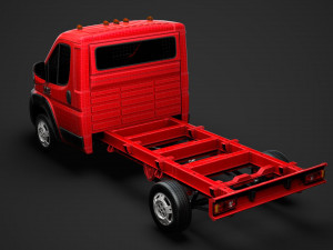 ram promaster chassis truck single cab 3450 wb 2020 3D Model