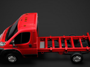 ram promaster chassis truck single cab 3450 wb 2020 3D Model