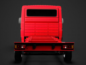 ram promaster chassis truck single cab 3450 wb 2020 3D Model