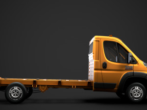 ram promaster chassis truck single cab 3800 wb 2019 Modelo 3D