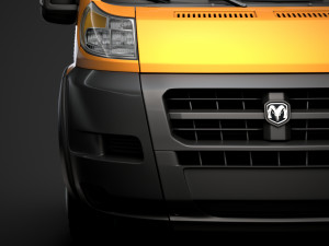 ram promaster chassis truck single cab 3800 wb 2019 Modelo 3D